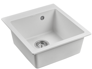 Мойка кухонная Paulmark Kante PM104651-WH белый